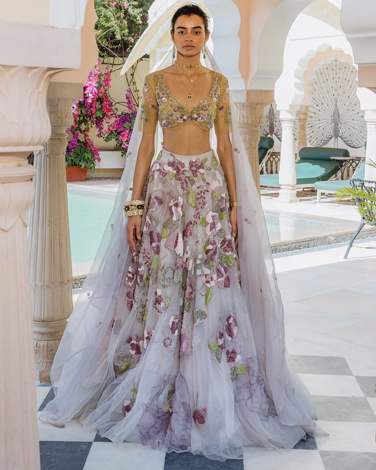 Floral 2025 bridal lehenga