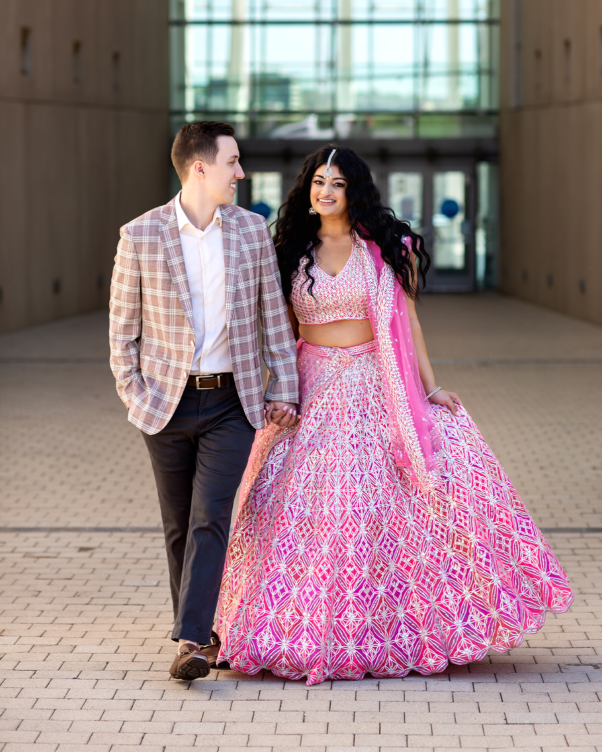 Megha Ananth in the Mahi Lehenga by Seema Gujral at KYNAH