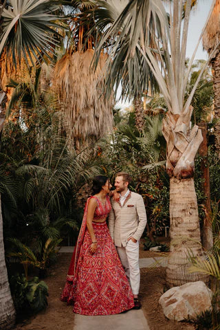Love at First Sight: Nikita’s Bold & Beautiful Acre Resort Wedding