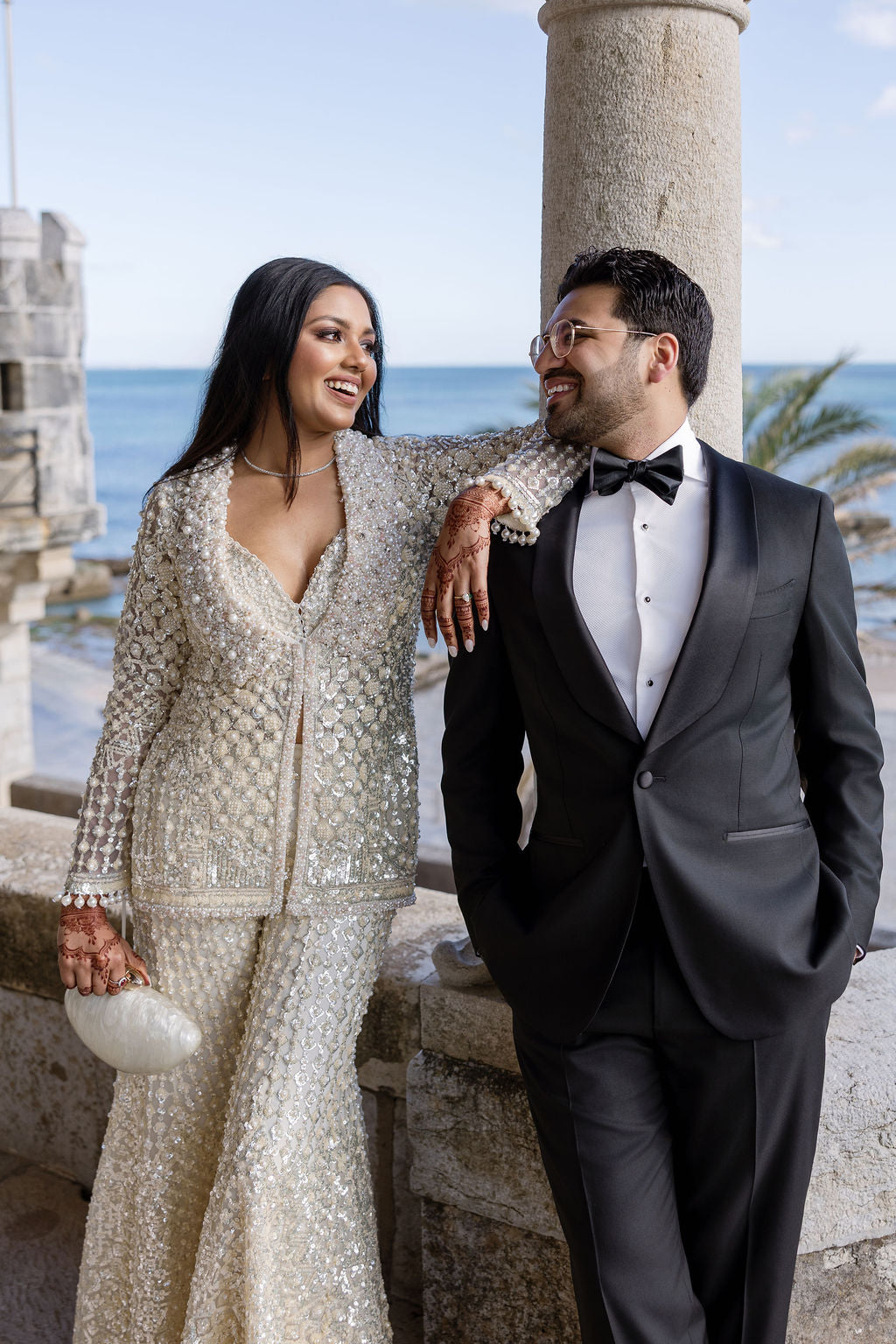 Bidisha’s Modern Bridal Suit in Seema Gujral