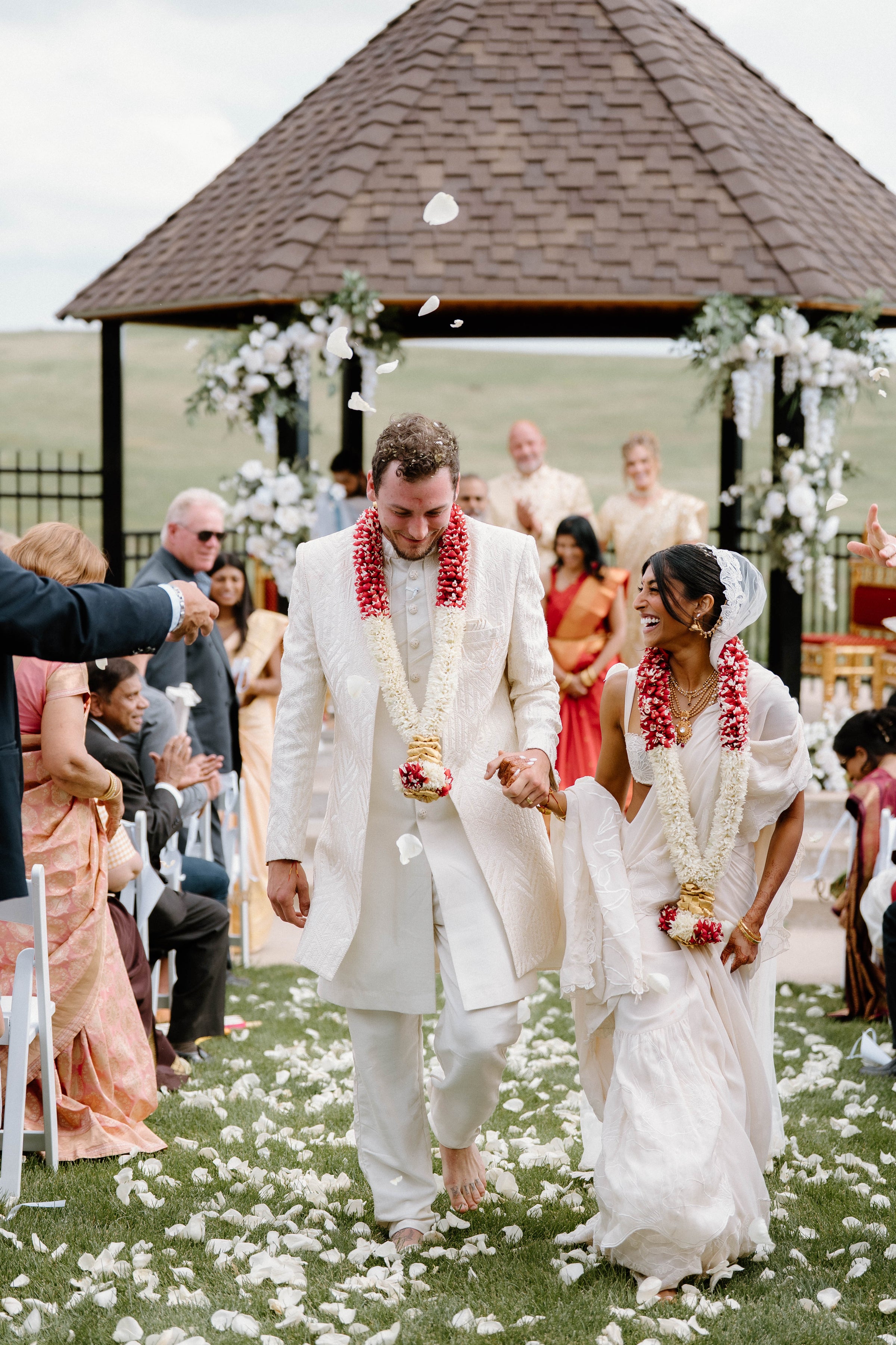 Megana’s Bridal Story: An Ethereal Saree Moment