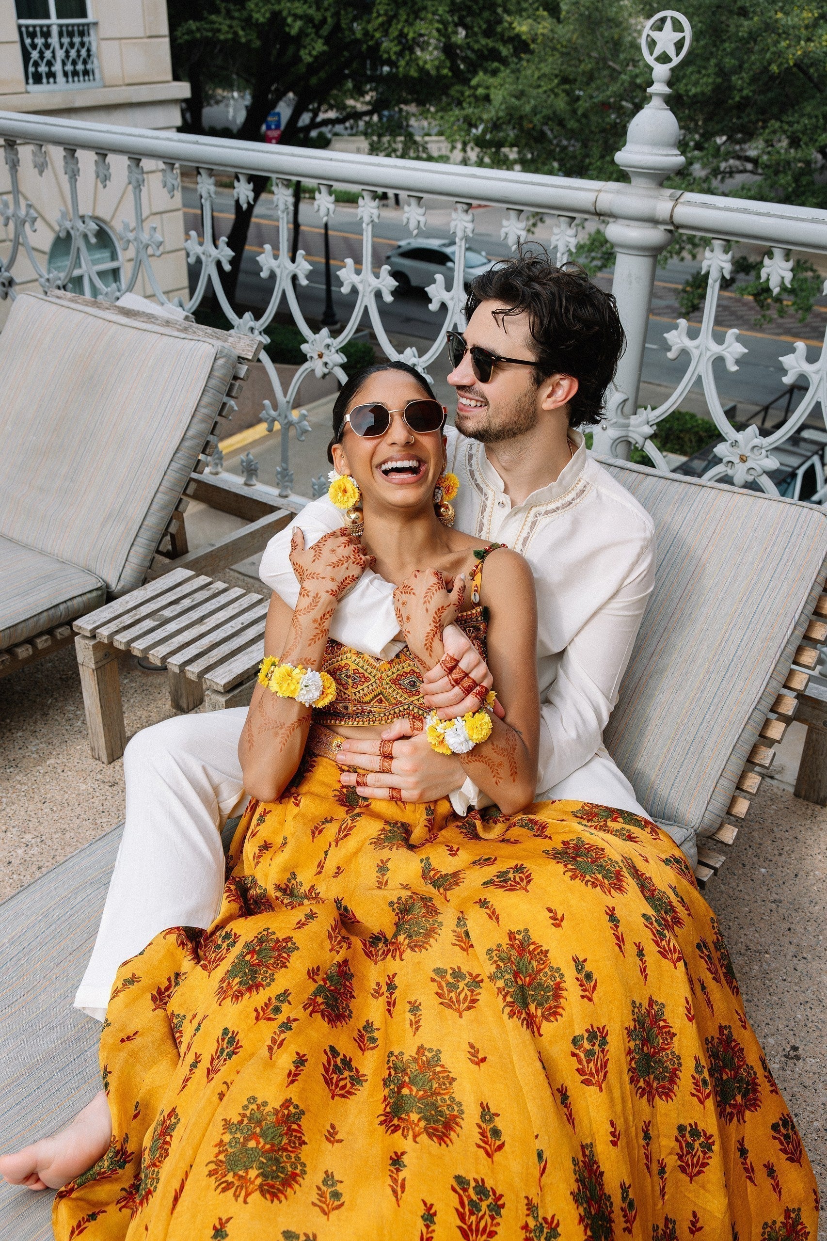 Bold Prints & Beautiful Traditions: Shivani’s Haldi Look