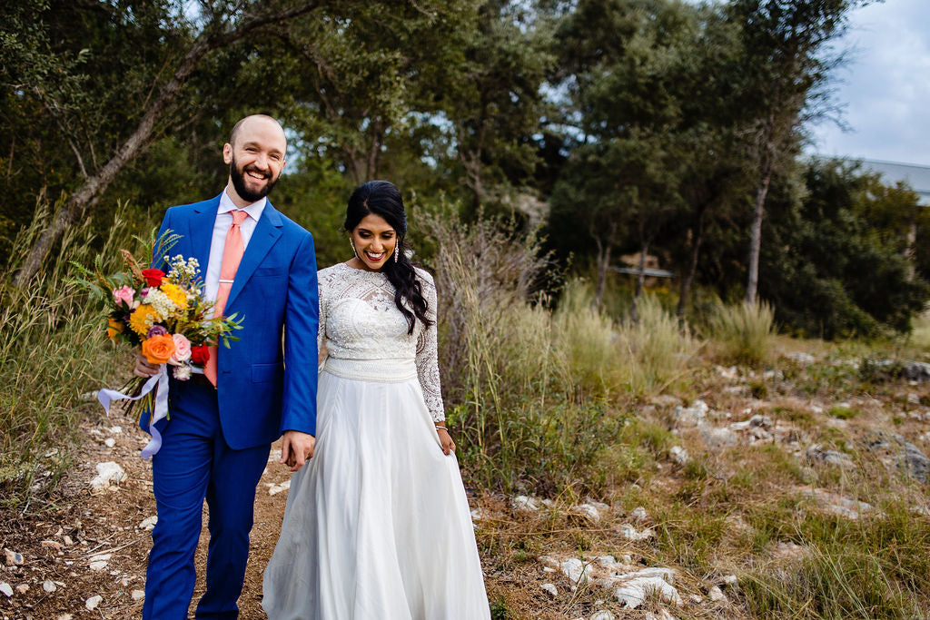 An Outdoor Elopement Amongst Wildflowers