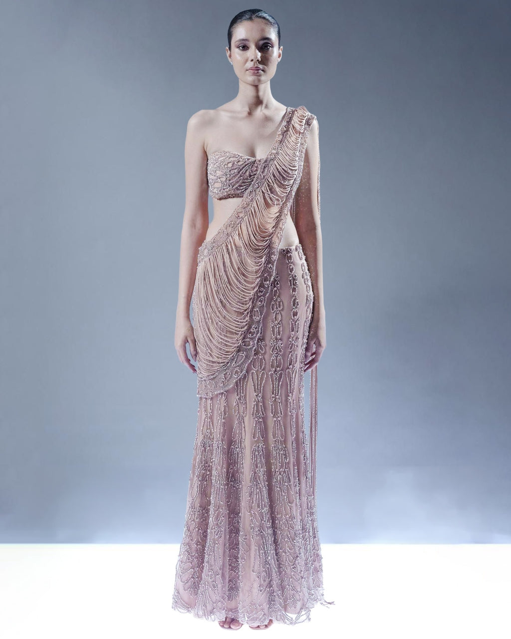 Shimmering Stillness Sari Set