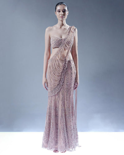 Shimmering Stillness Sari Set