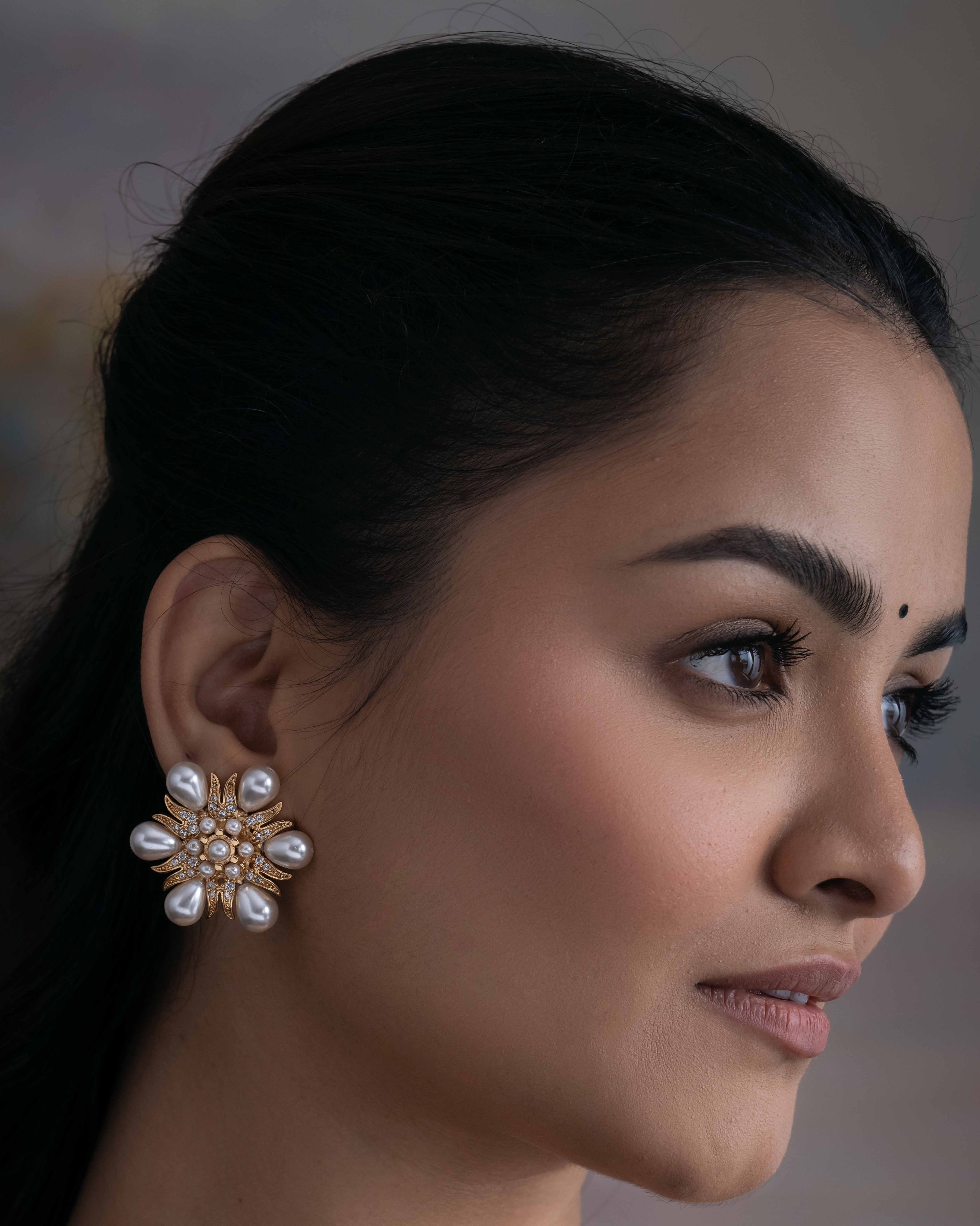 Grand Palais Poppy Studs