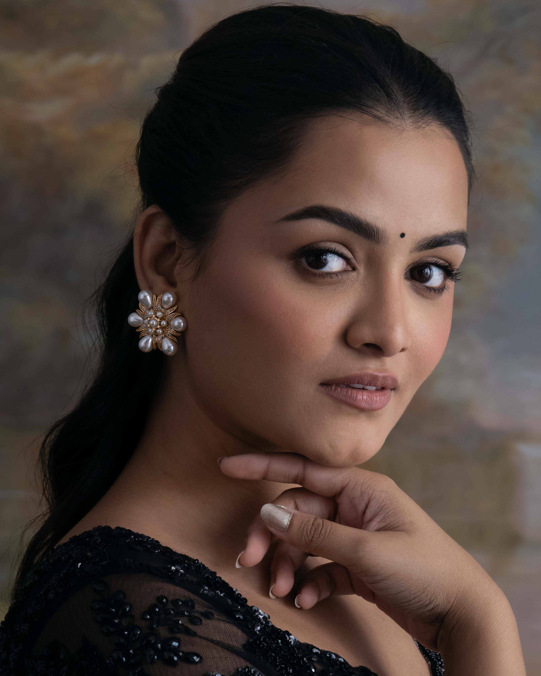 Grand Palais Poppy Studs