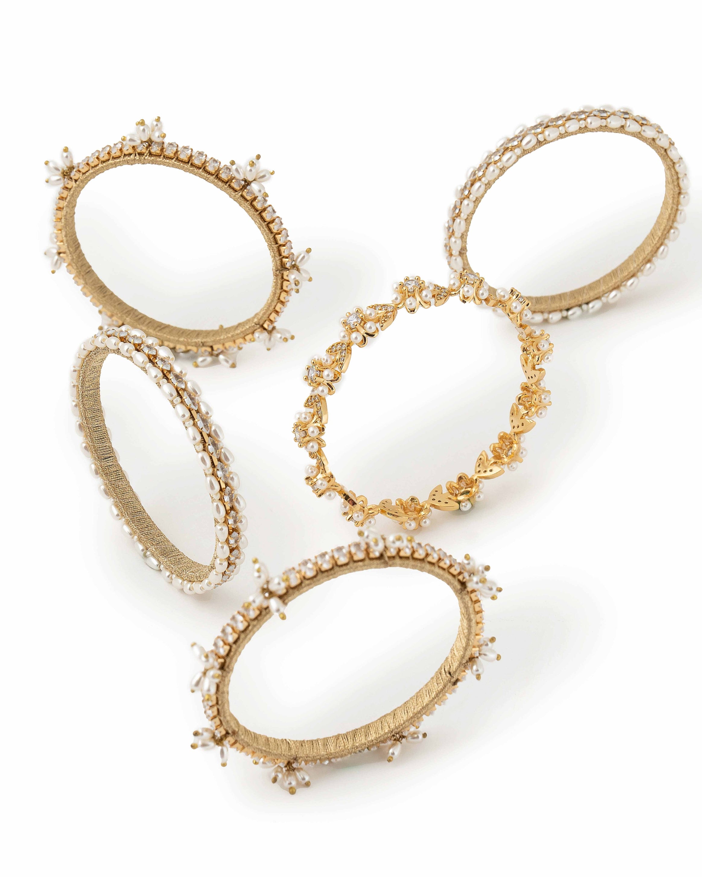 Grand Palais Bangle Set (Set Of 5)