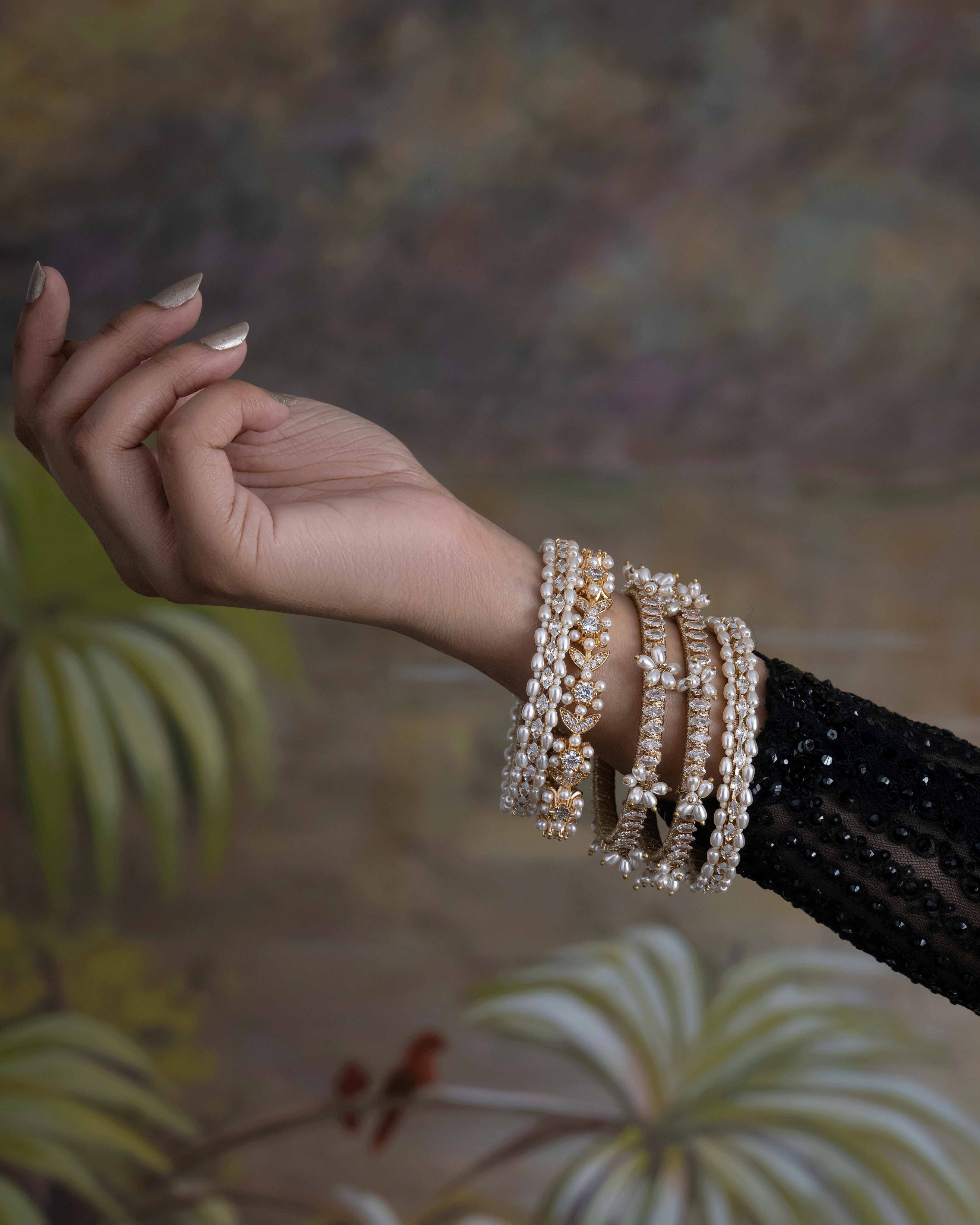 Grand Palais Bangle Set (Set Of 5)