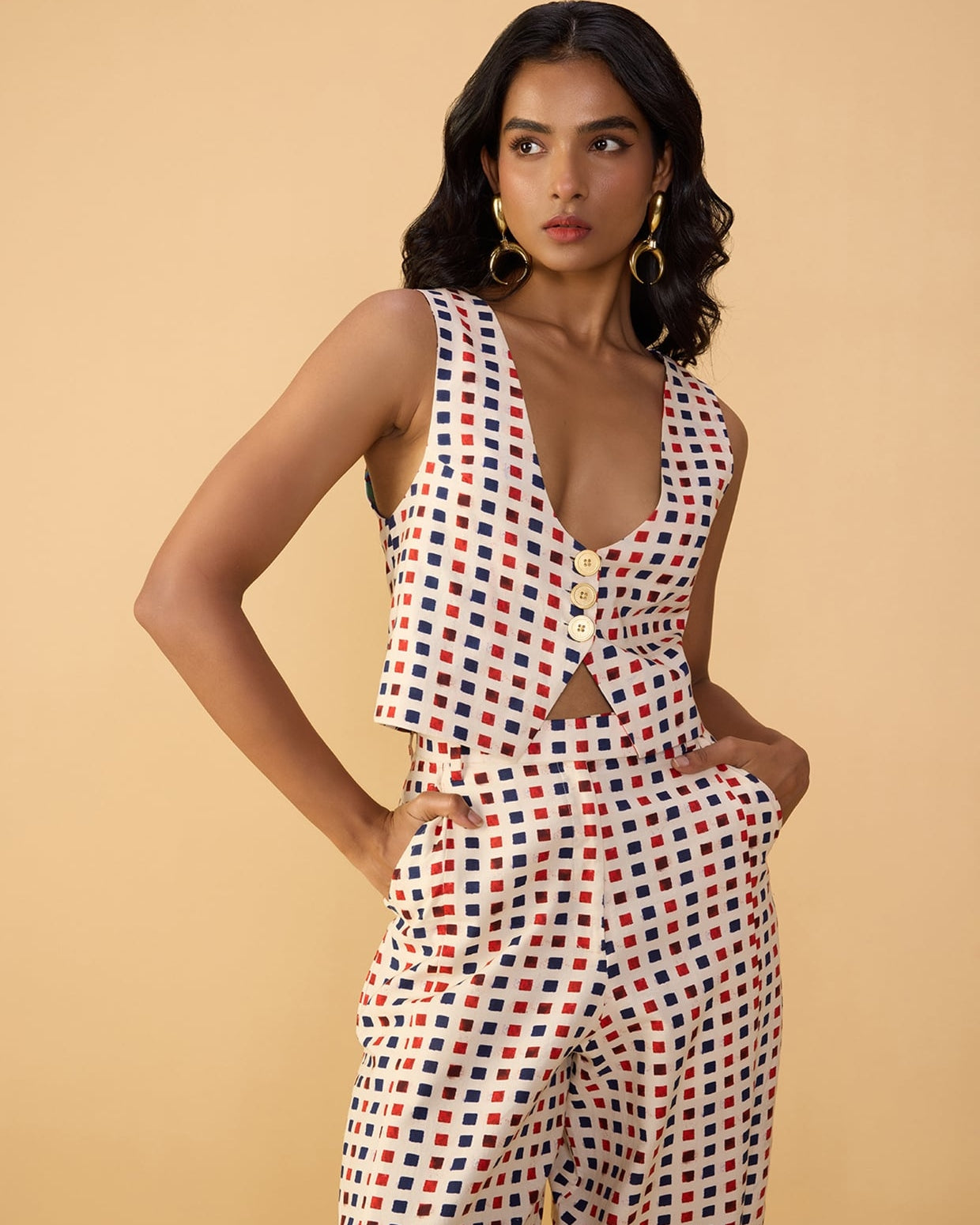 Delfie Waistcoat & Loly Trousers