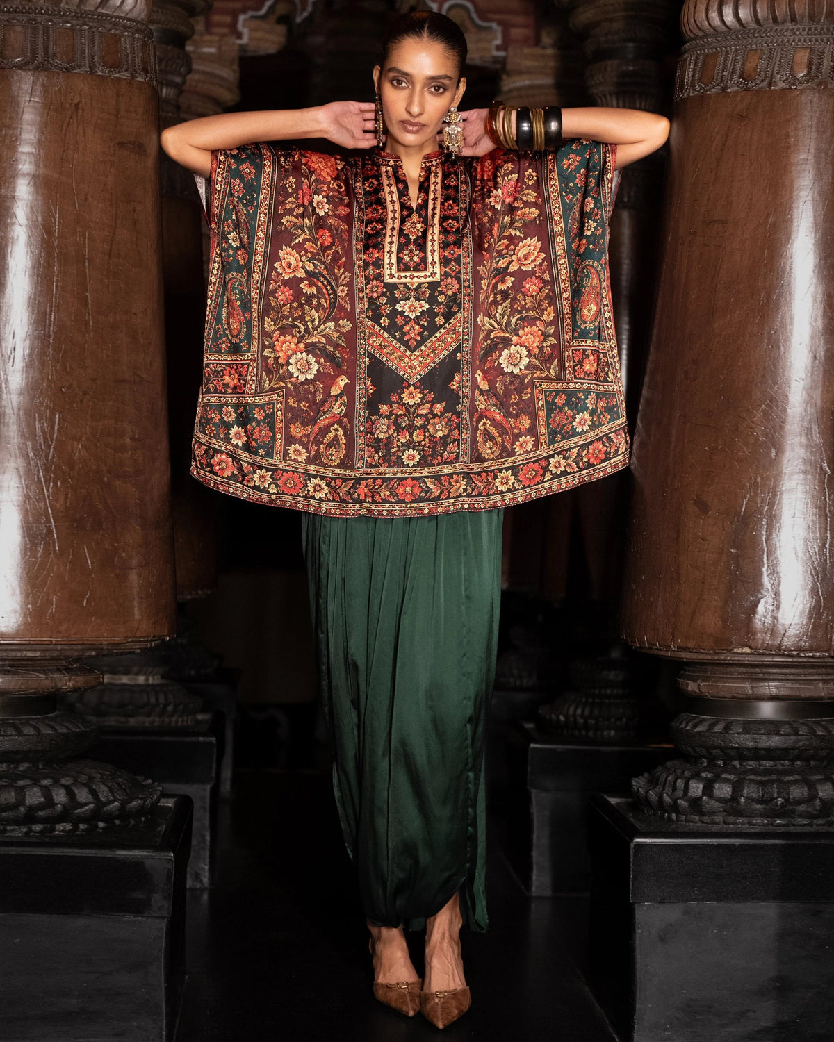 Heritage Floral Cowl Pant Set