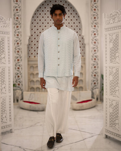 Ice Blue Bandi Three-Piece Set