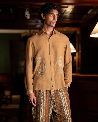 Ochre Shirt & Pant Set