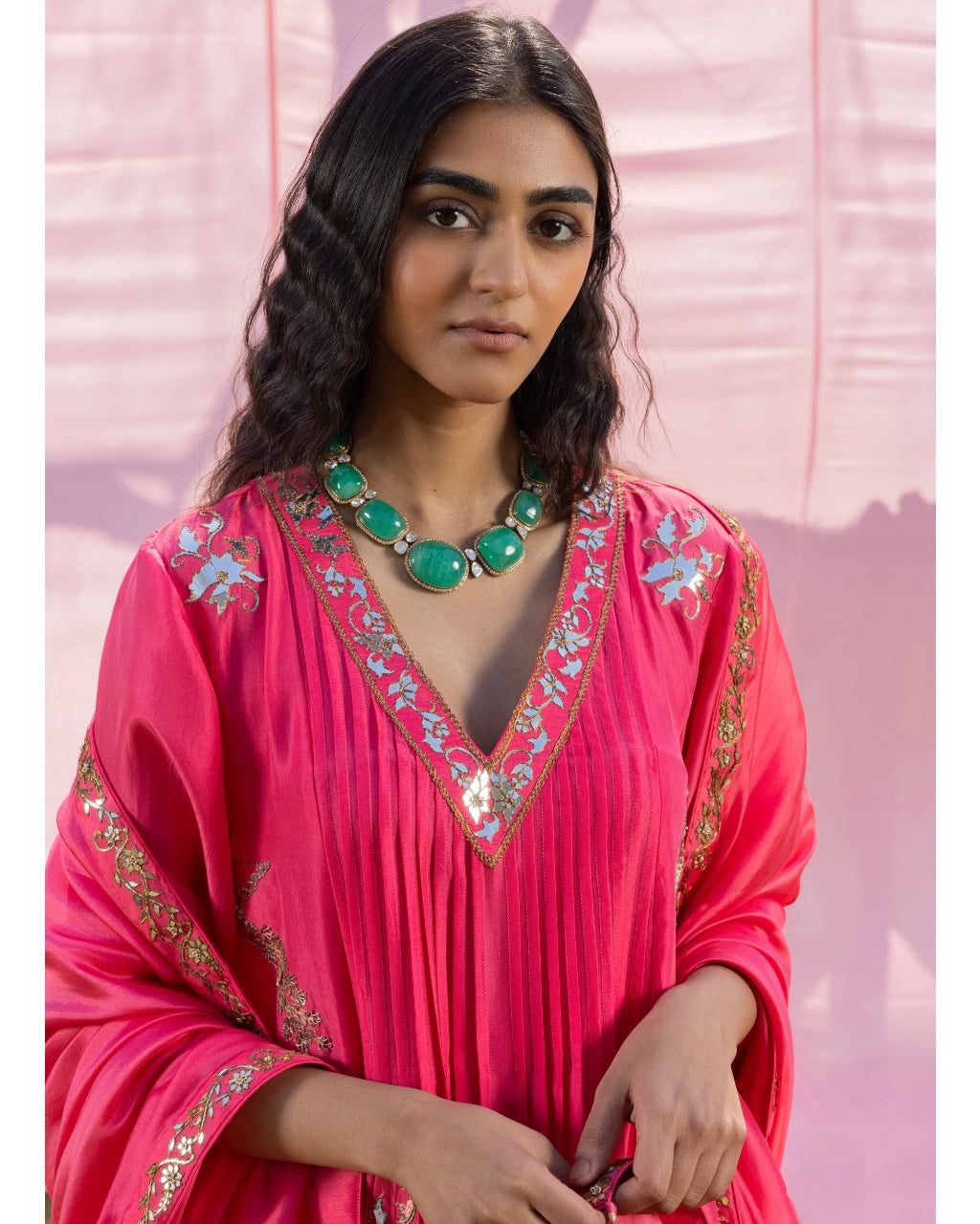 The Pink Alia Choga Set