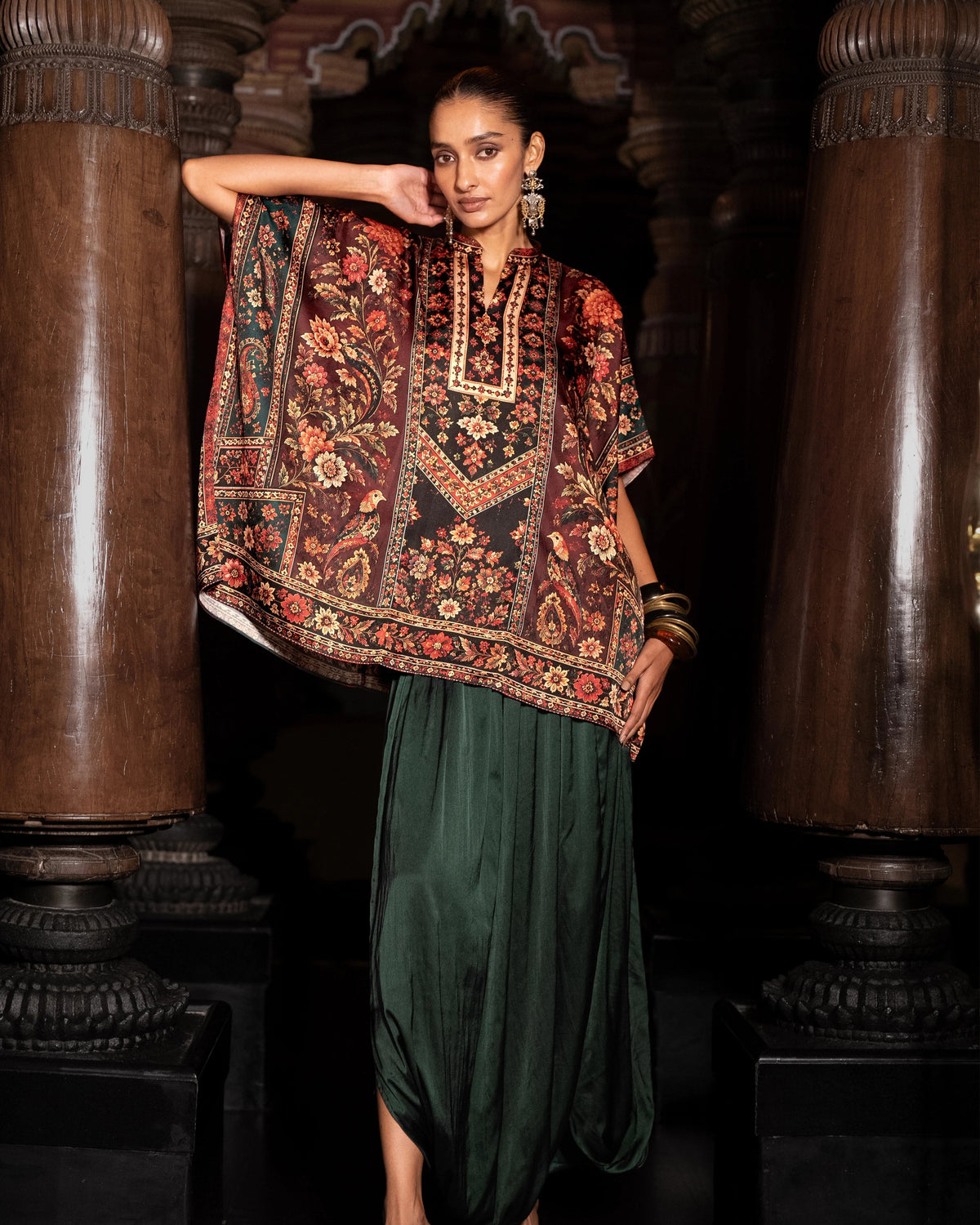 Heritage Floral Cowl Pant Set