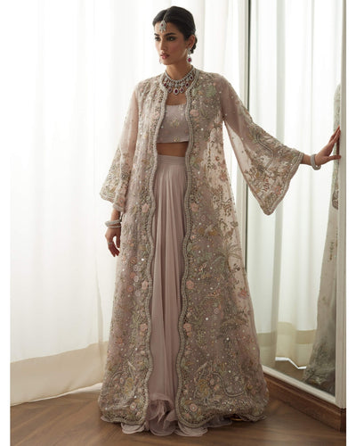 Lizbeth Blouse & Swirly Lehenga Set