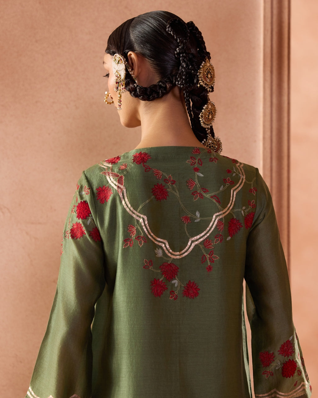 Green Kurta Set