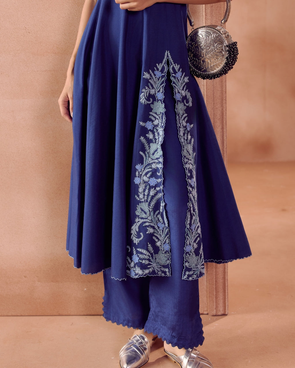 Blue Anarkali Set