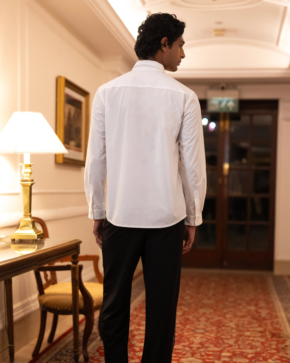 Ivory Shirt & Pant Set
