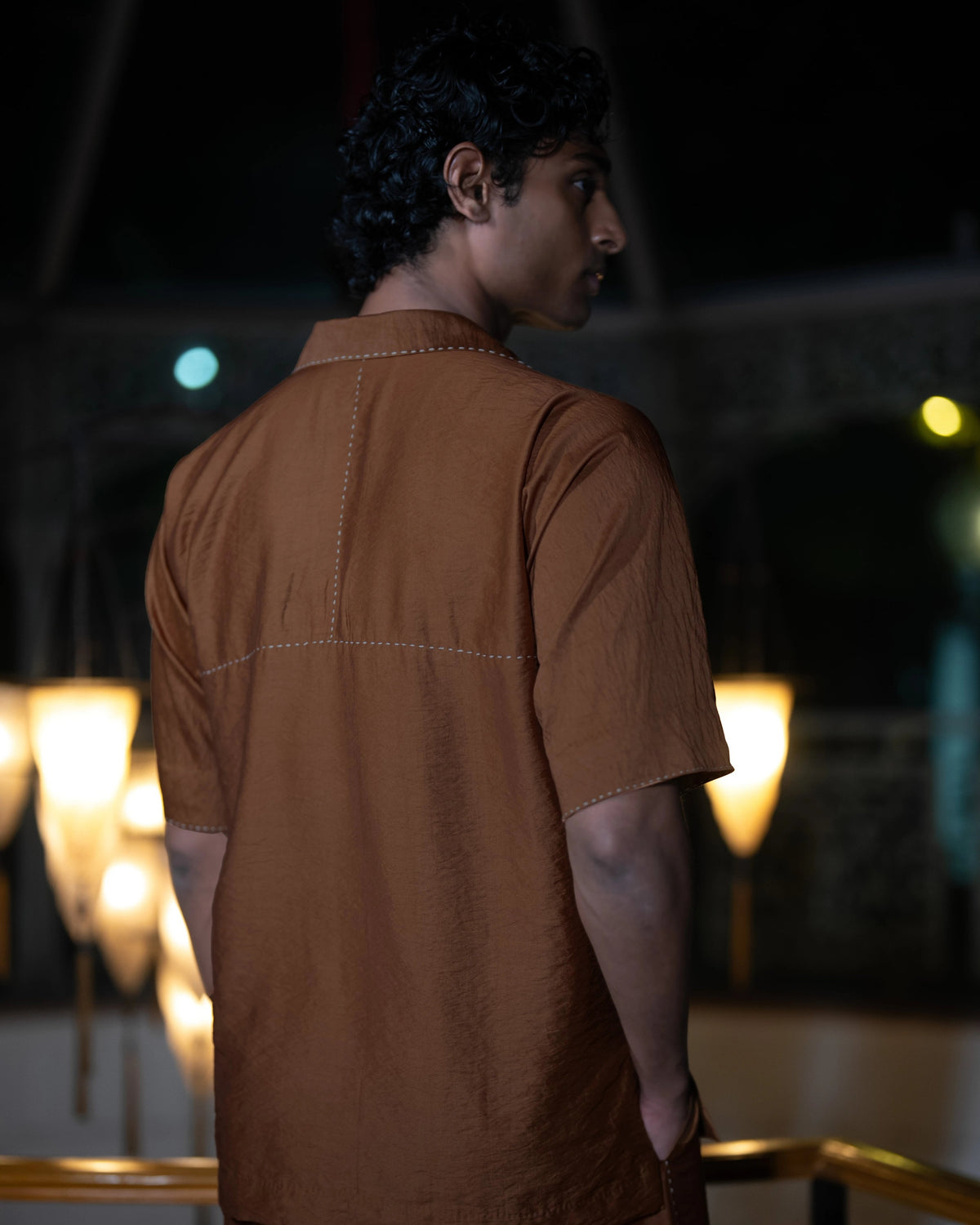 Rust Relaxed Shirt And Pants