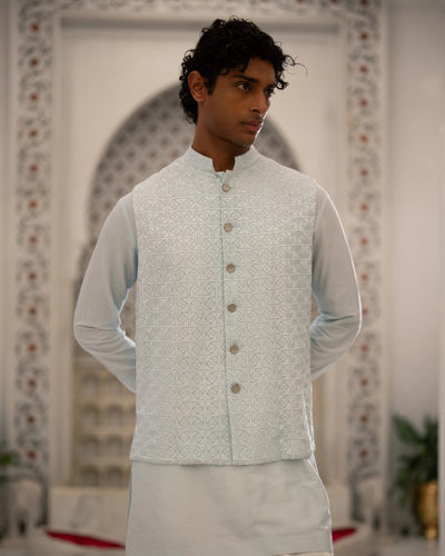 Ice Blue Bandi Three-Piece Set