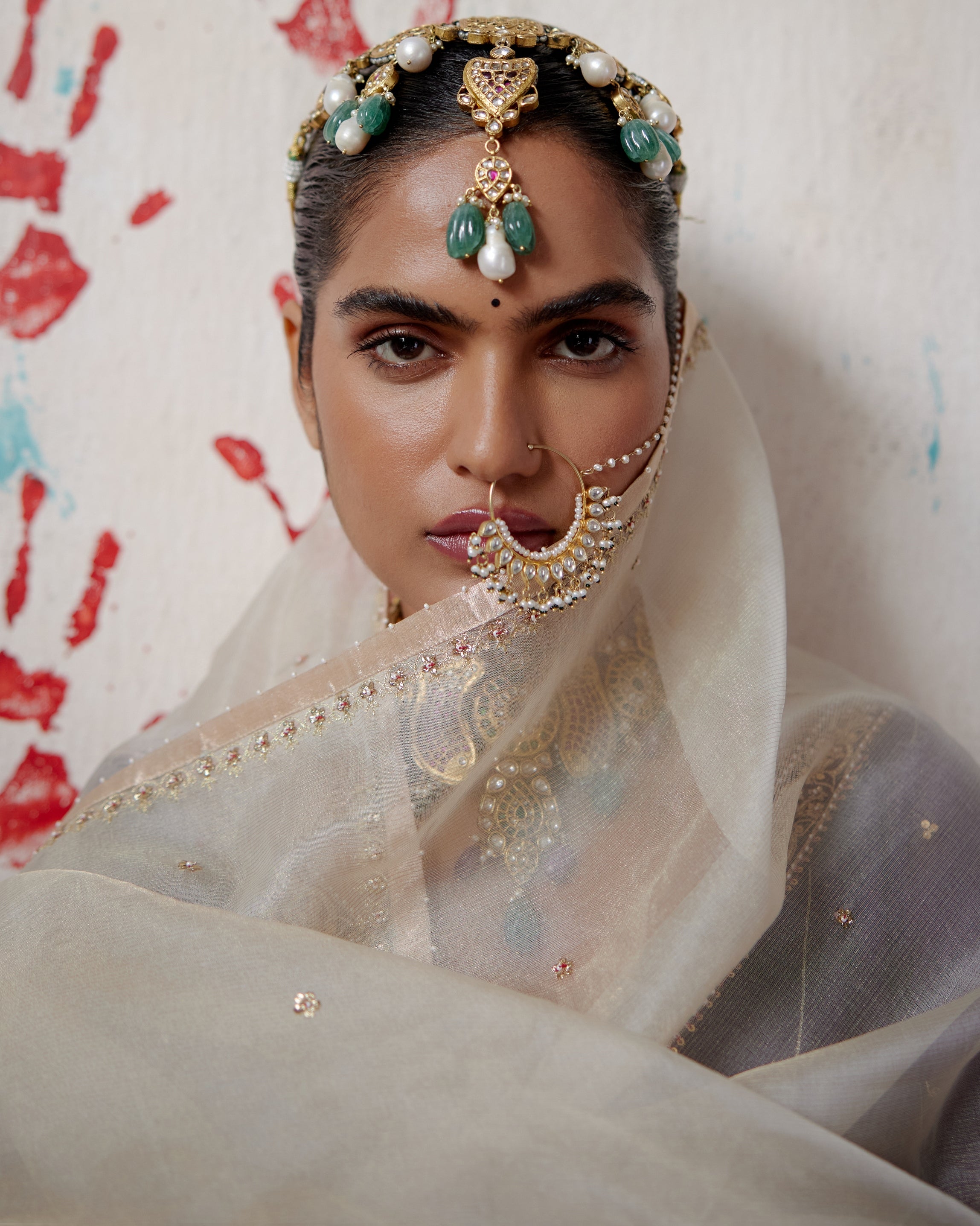 Purple Short Anarkali Dhoti Set