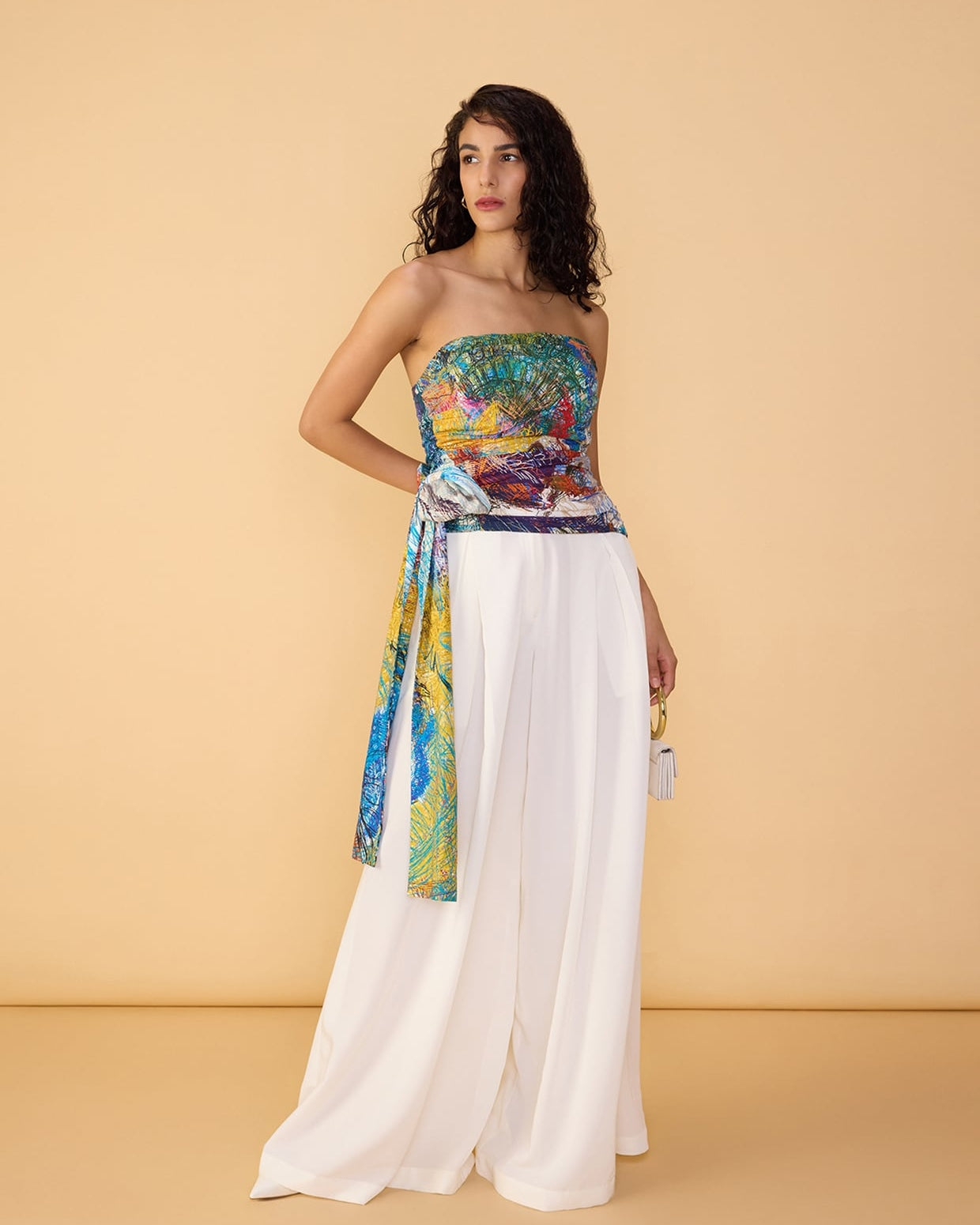 Amina Blouse & Saylor Palazzo