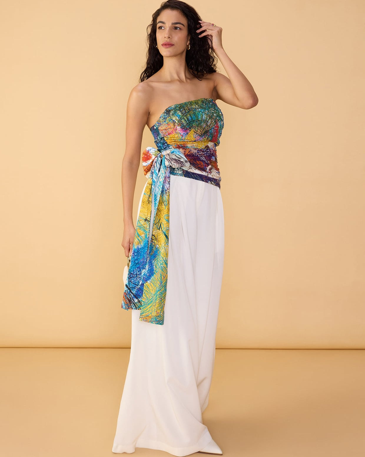 Amina Blouse & Saylor Palazzo