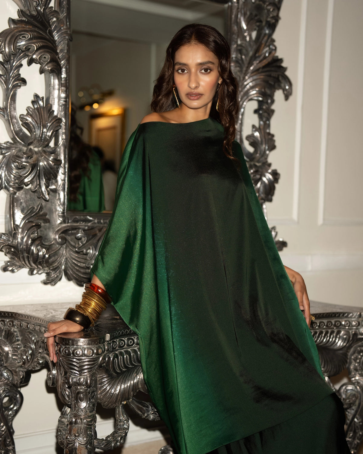 Emerald Ombré Culotte Pant Set