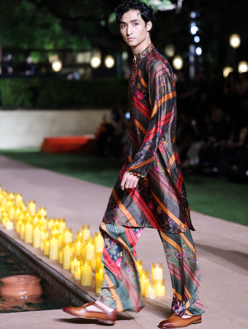 Printed Multi Coloured Classis Kurta Set