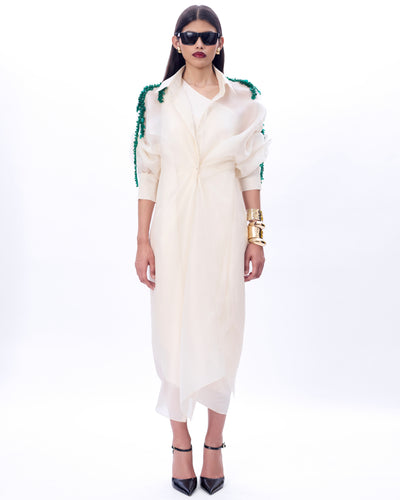 Embroidered Moulin Mimosa