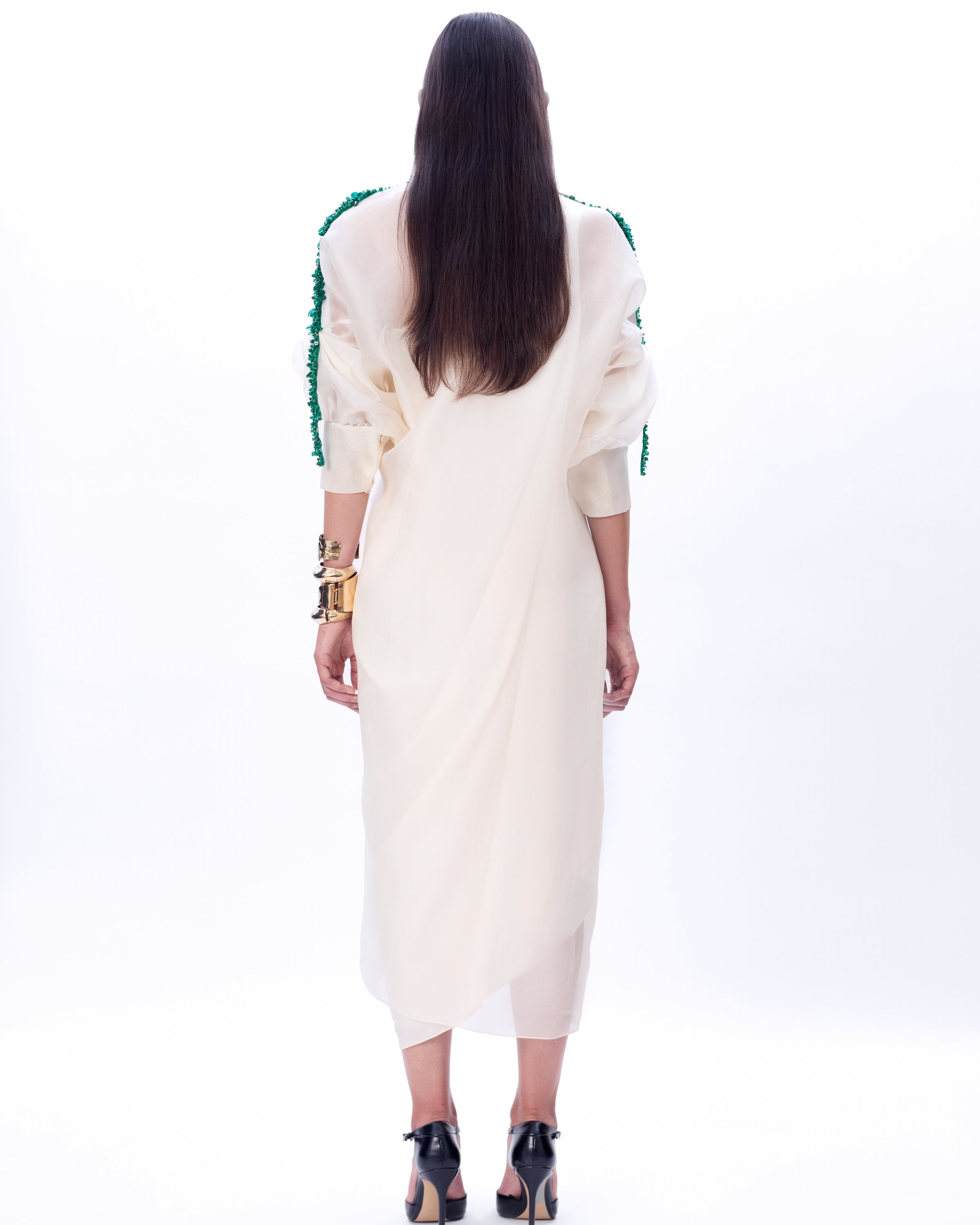 Embroidered Moulin Mimosa