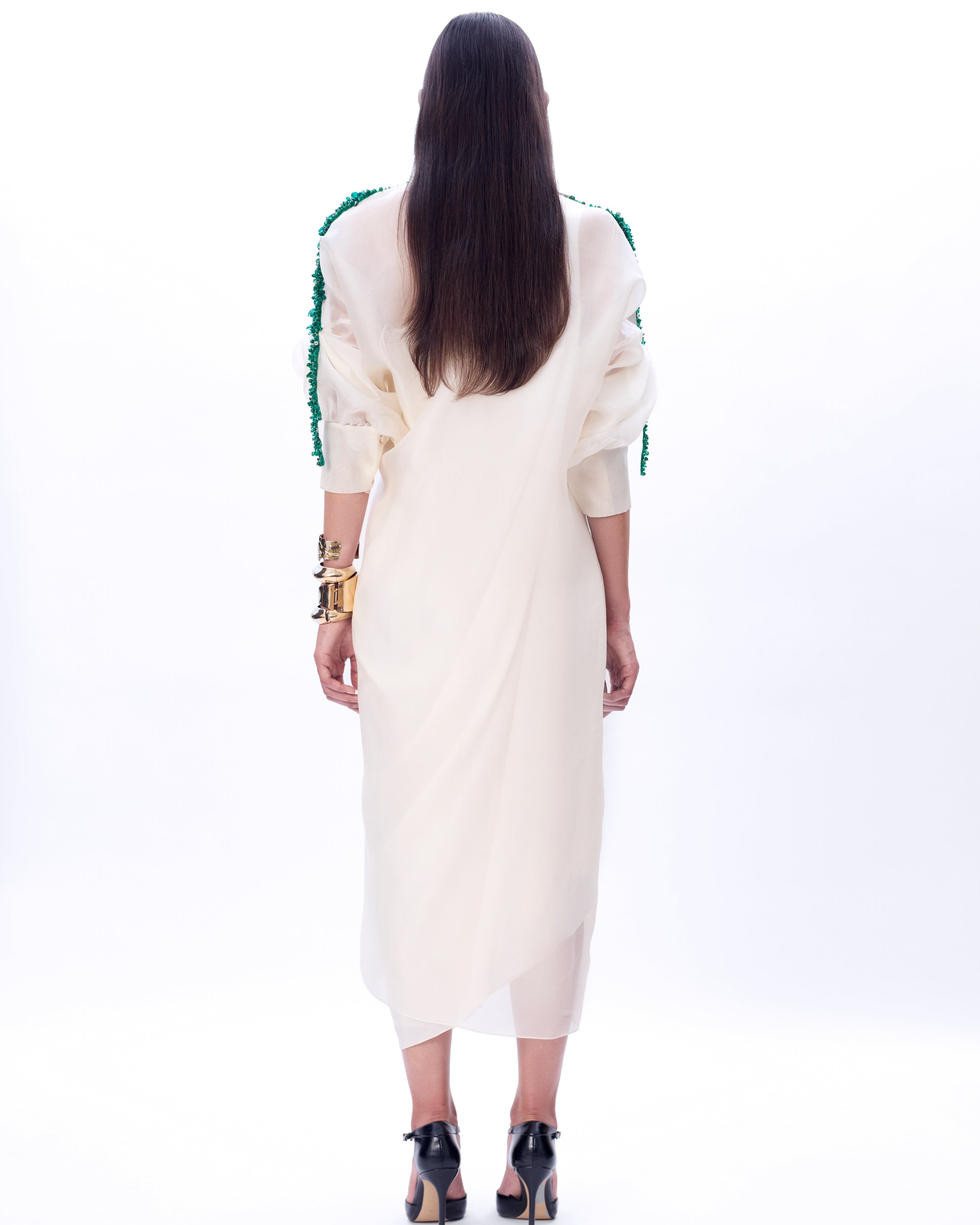 Embroidered Moulin Mimosa