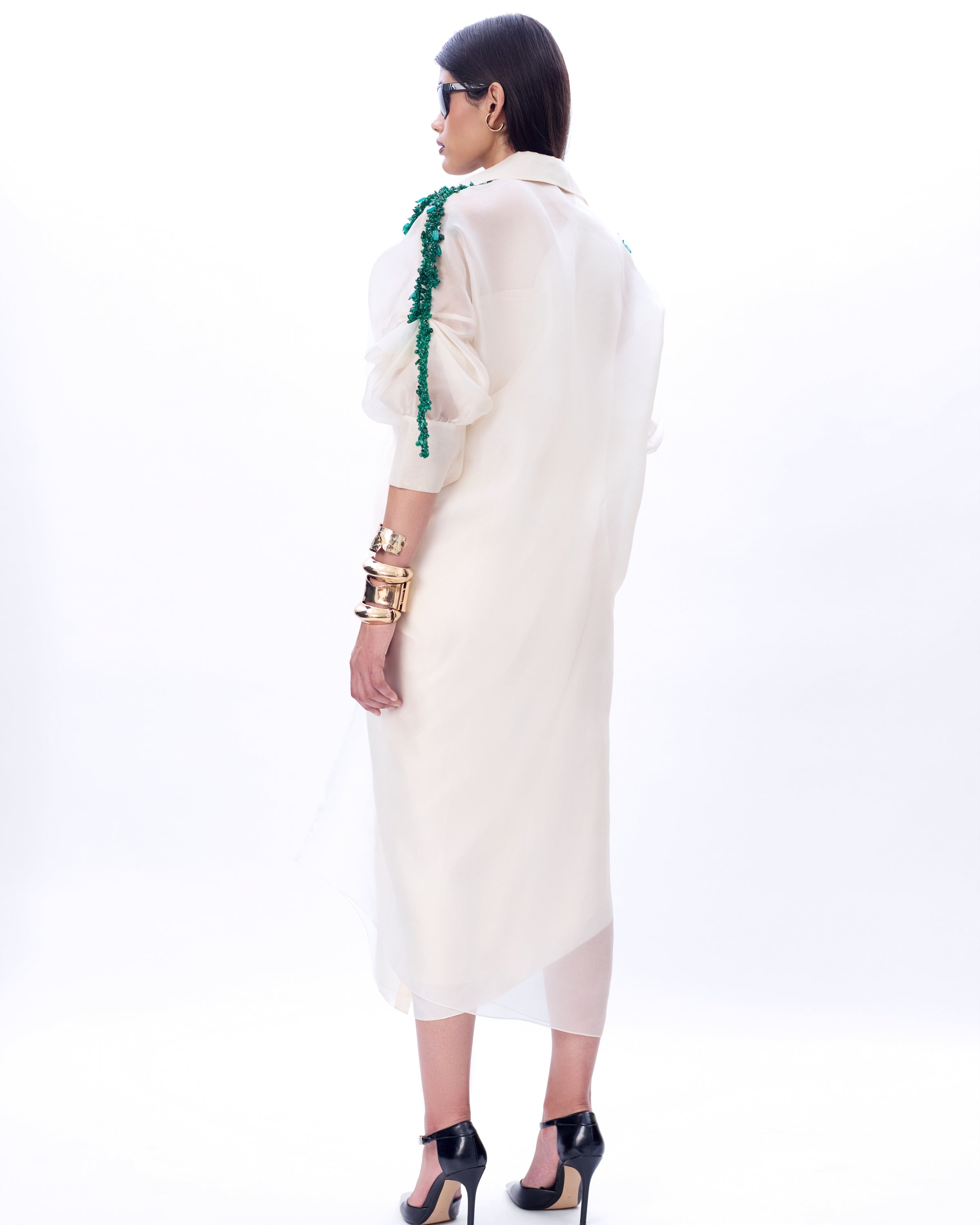 Embroidered Moulin Mimosa