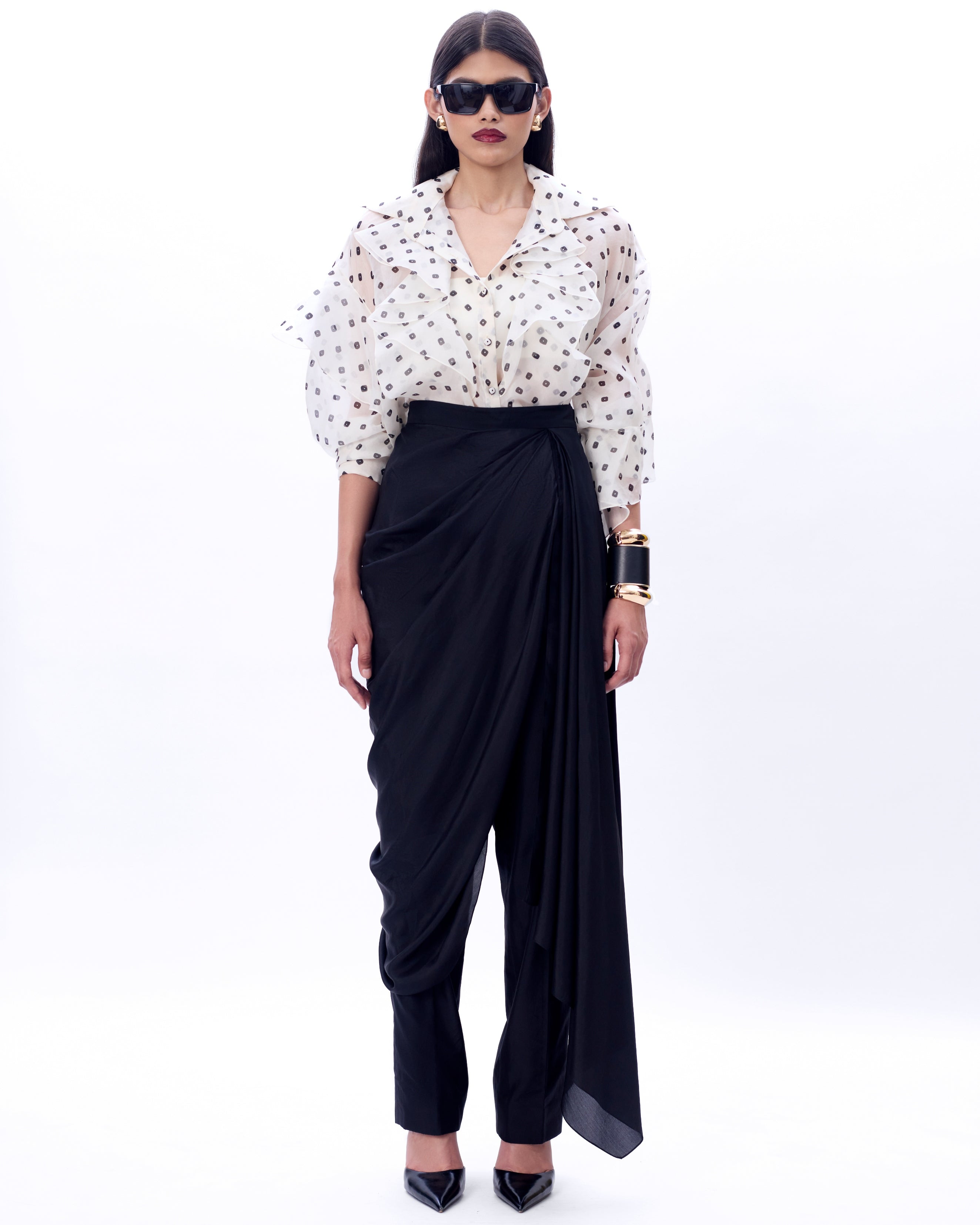 Ivory Malle Shirt and Pants Set