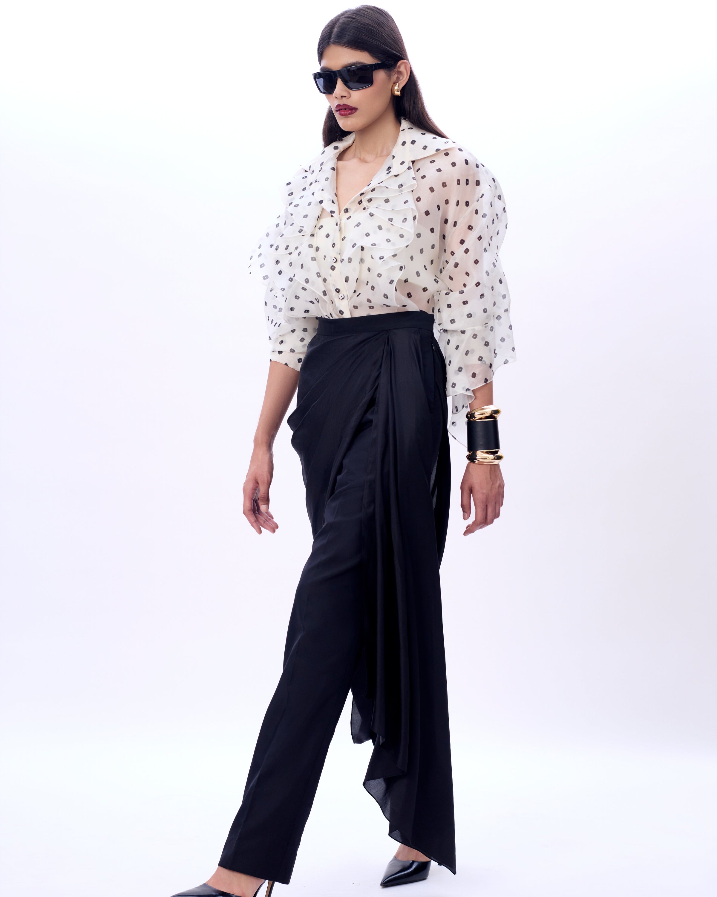 Ivory Malle Shirt and Pants Set