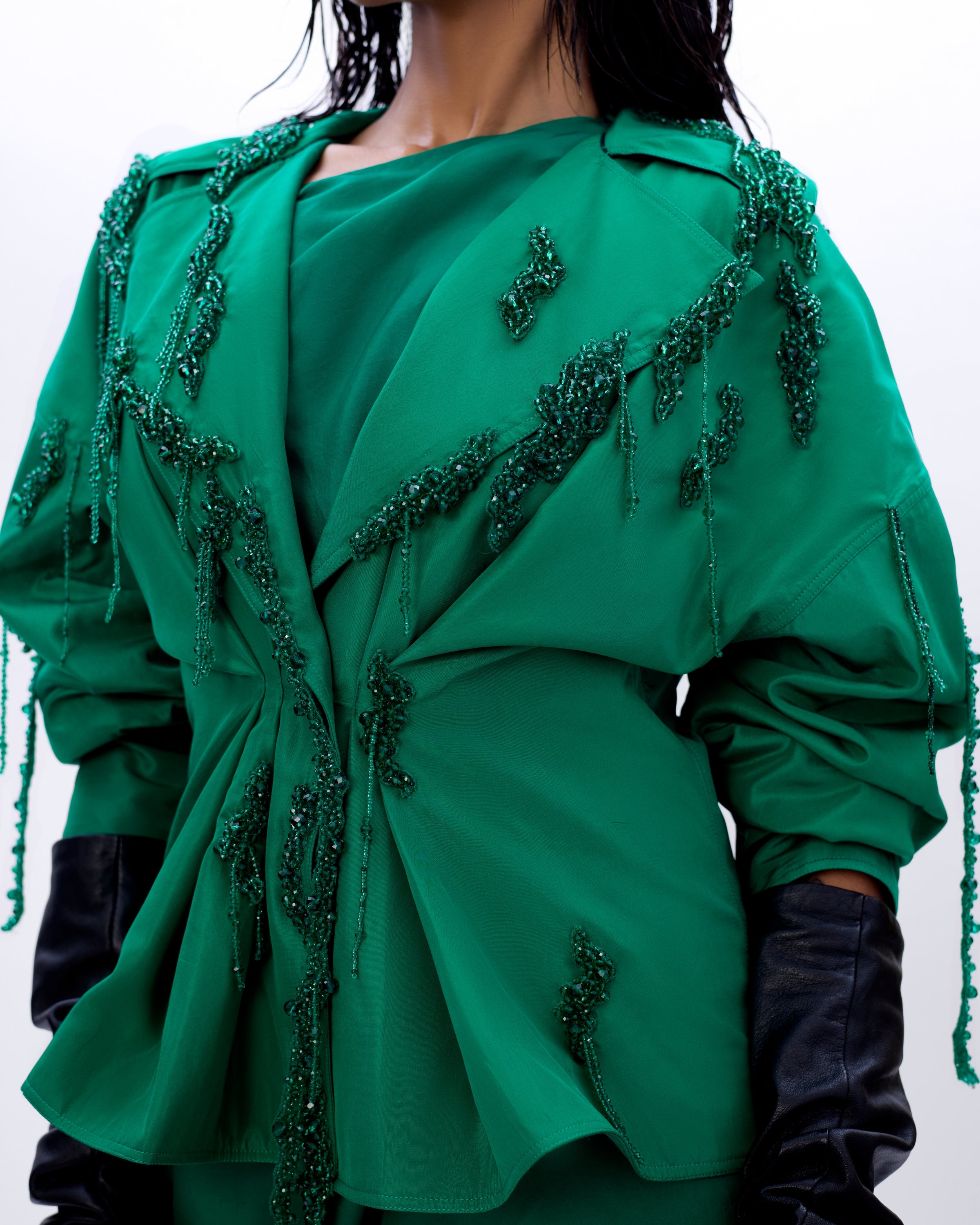 Embroidered Virna And Raffle Skirt