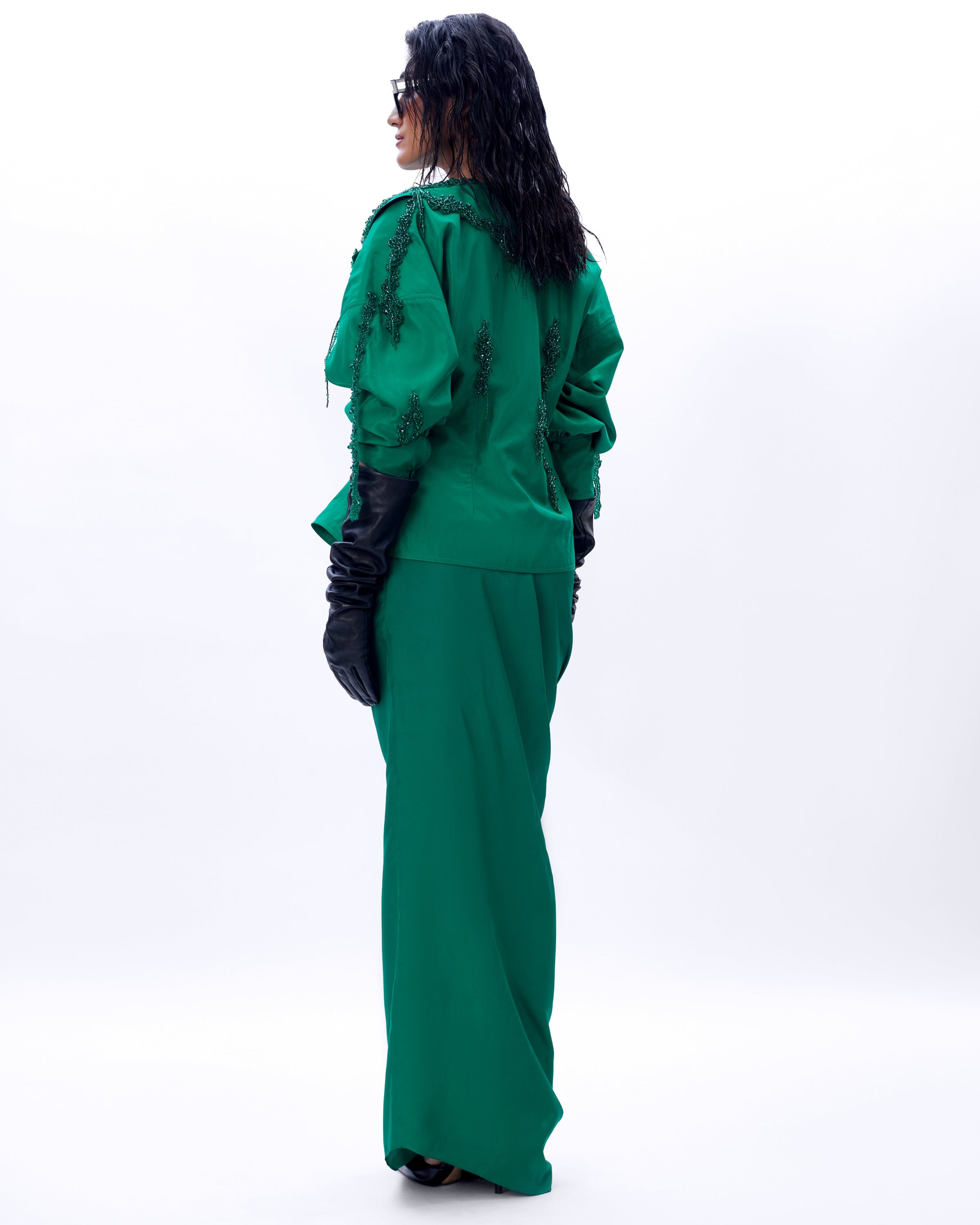 Embroidered Virna And Raffle Skirt