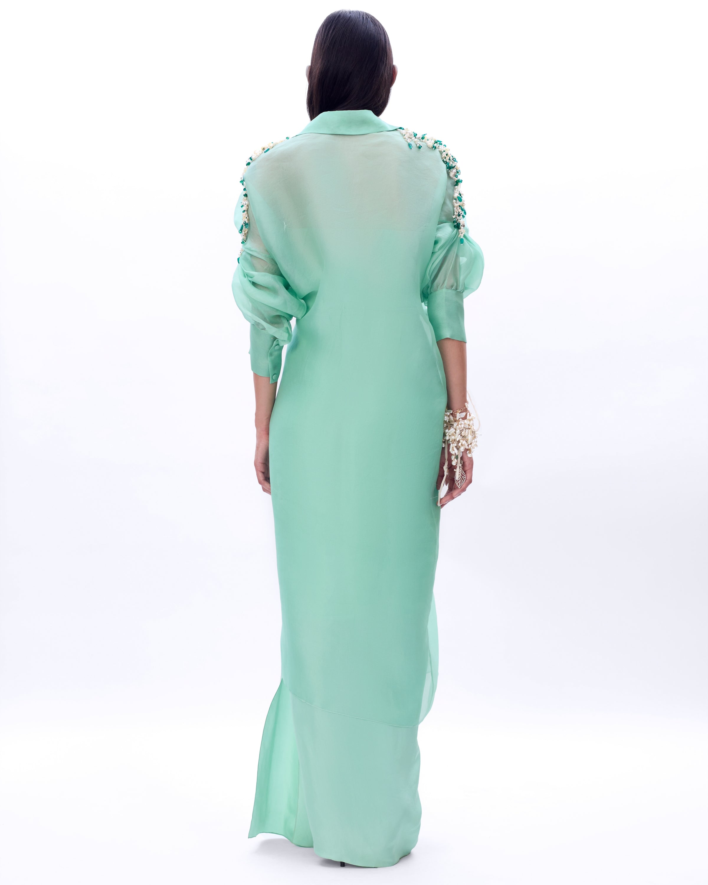 Embroidered Pearl Audray