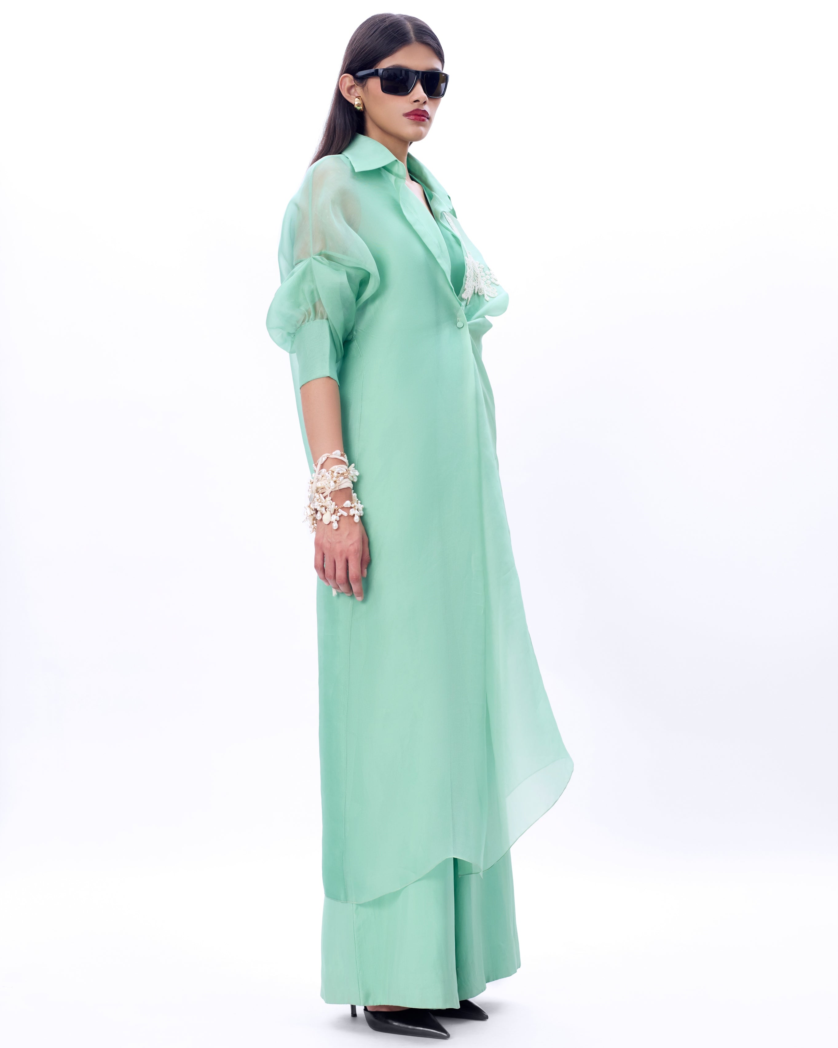 Embroidered Pearl Audray