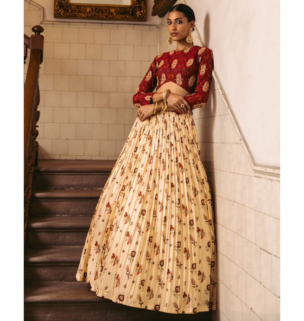 Jarokha Lehenga Set