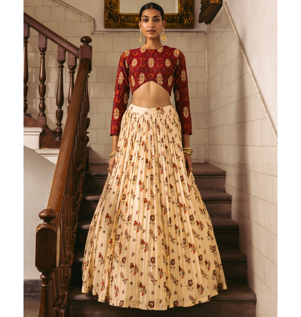 Jarokha Lehenga Set