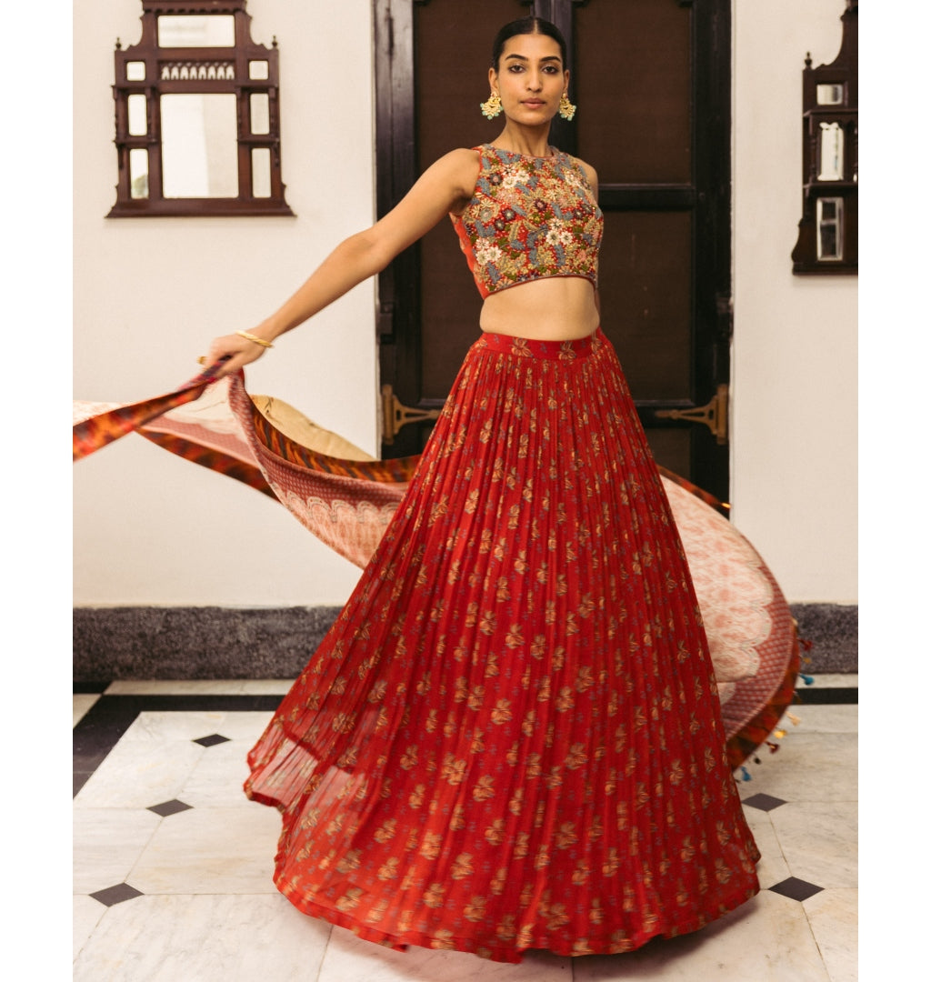 Lal Rang Lehenga Set