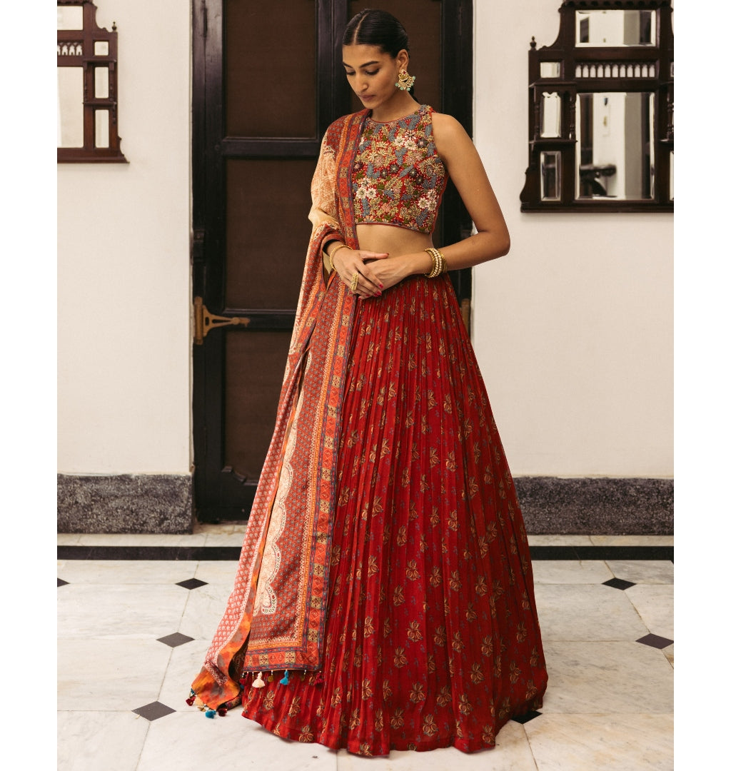 Lal Rang Lehenga Set