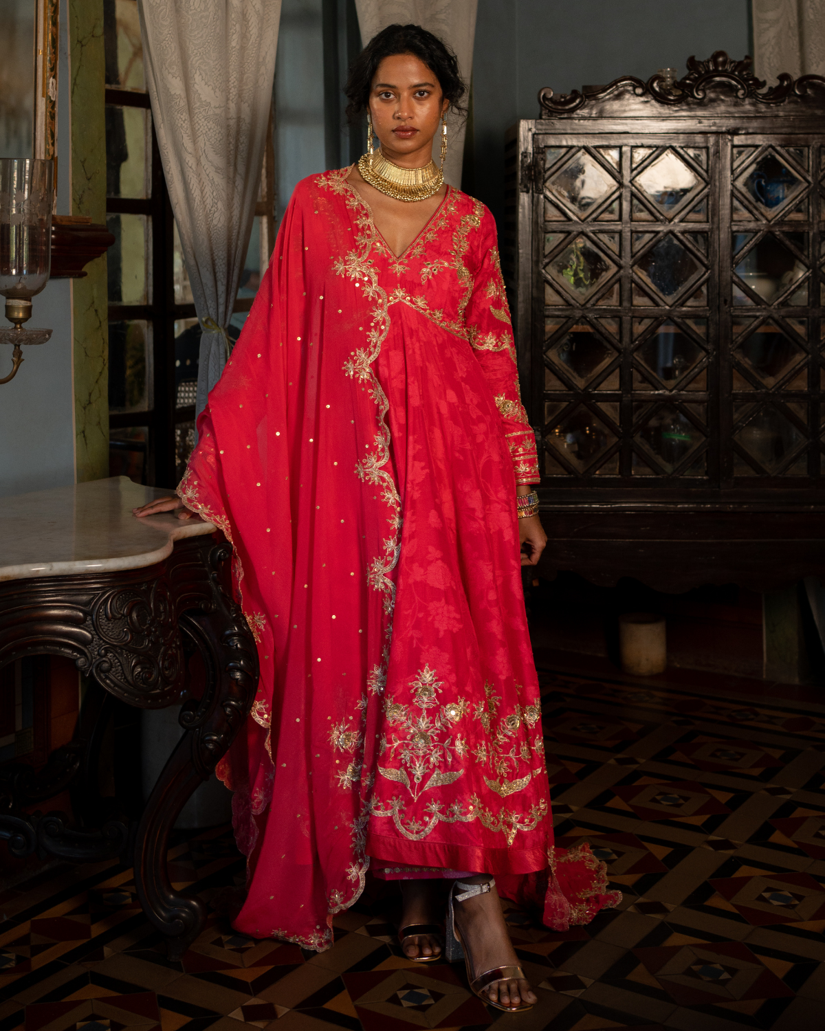 Shobha Anarkali Set By Paulmi & Harsh