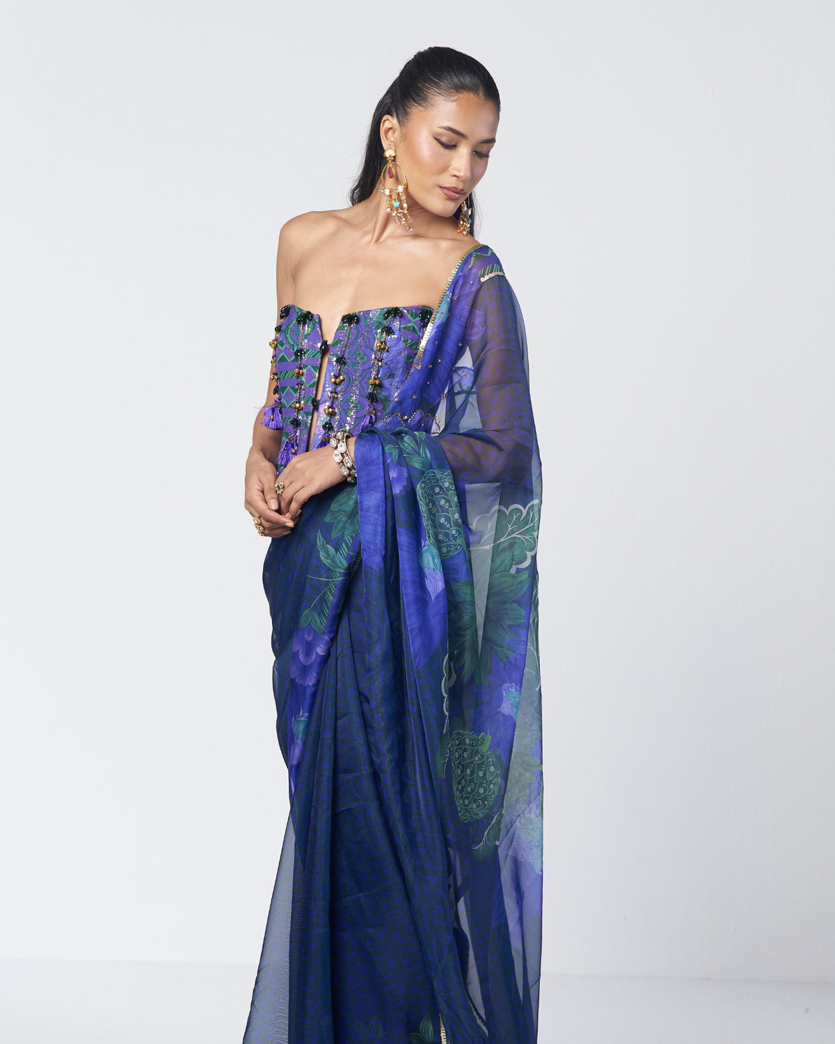 Rimjhim Rimsim Sari Set
