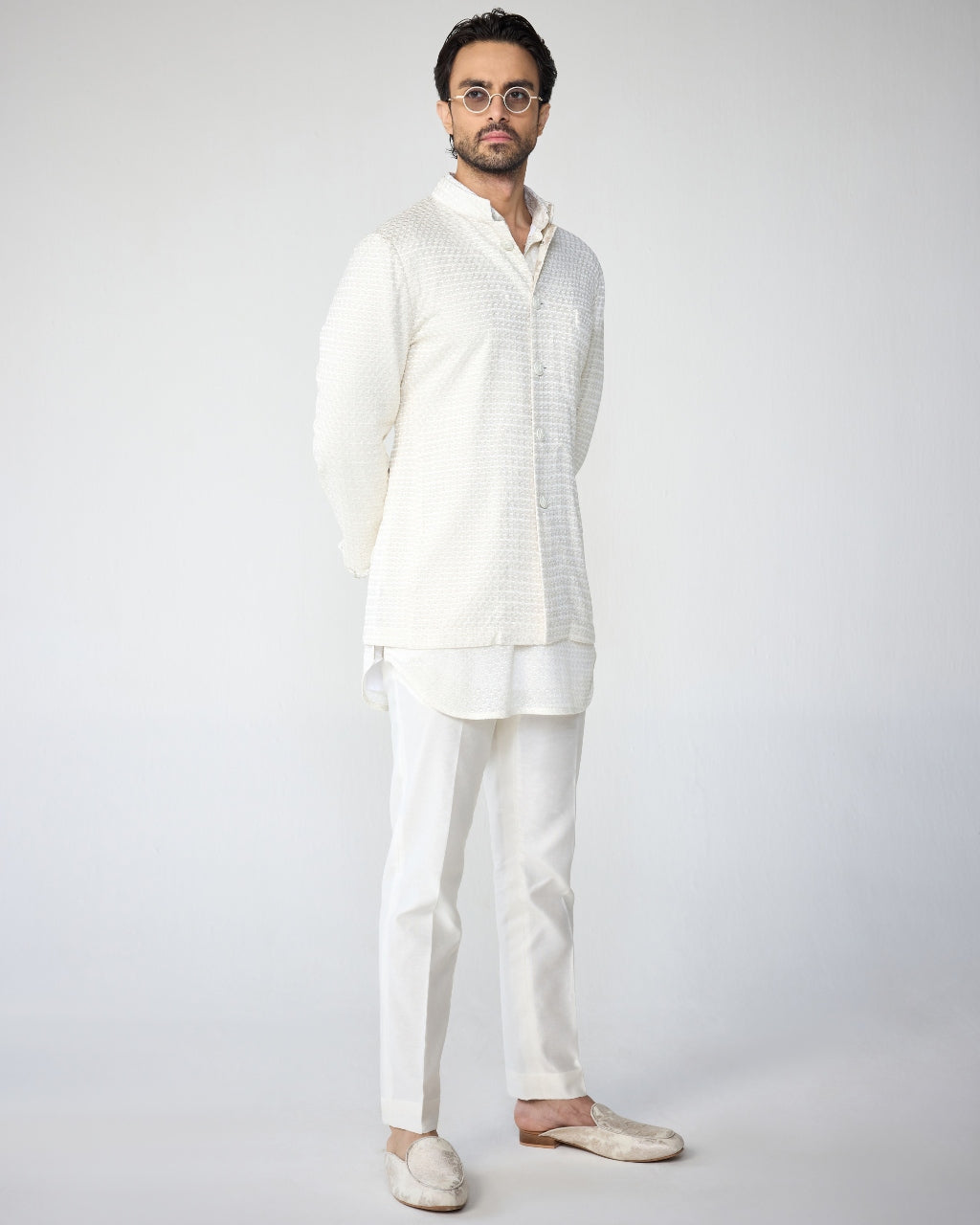 Poppy Bandhgala Set