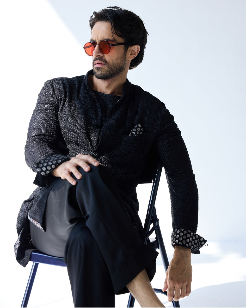 Chessboard Rockstar Bandhgala Set