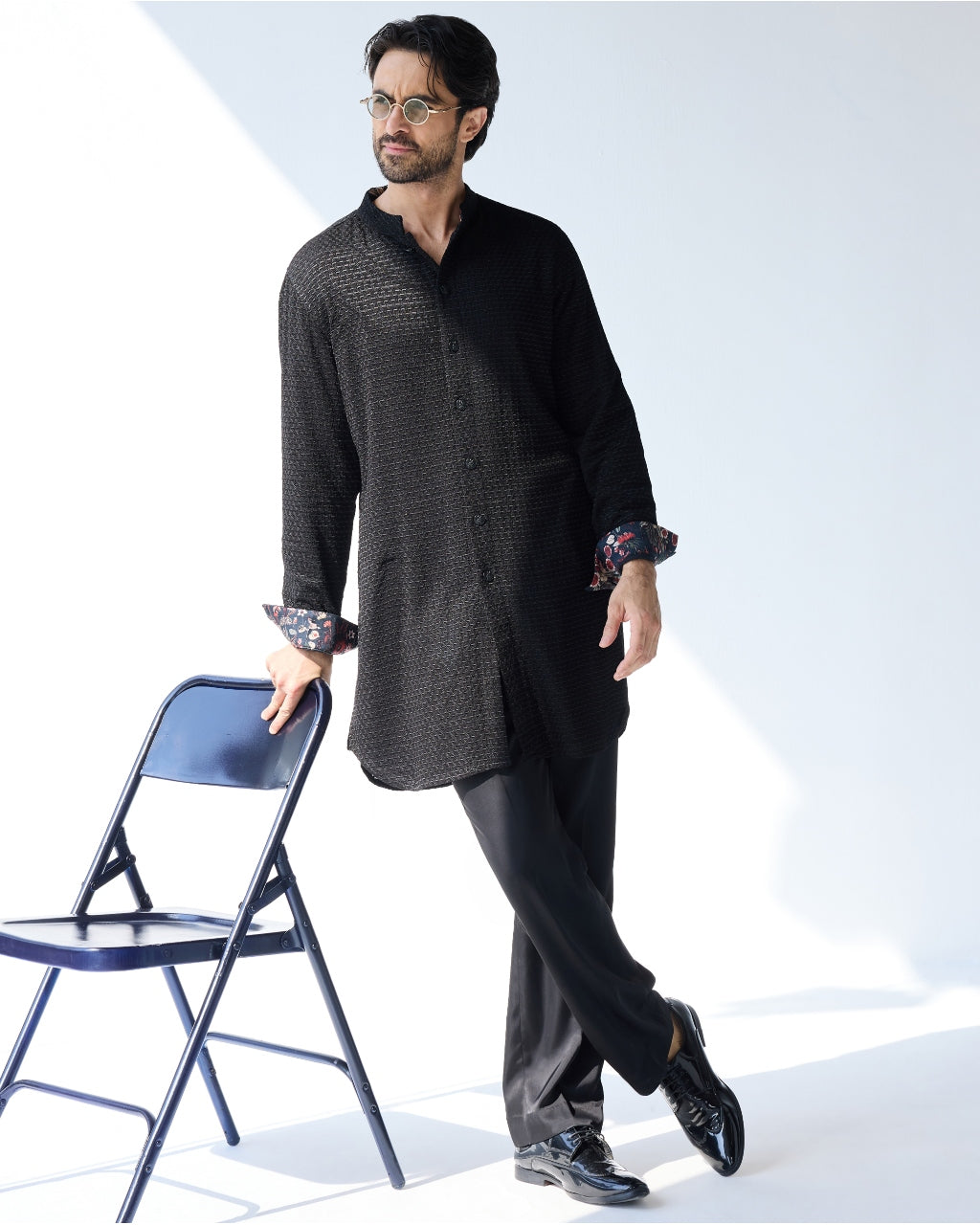 Black FOE Kurta Set