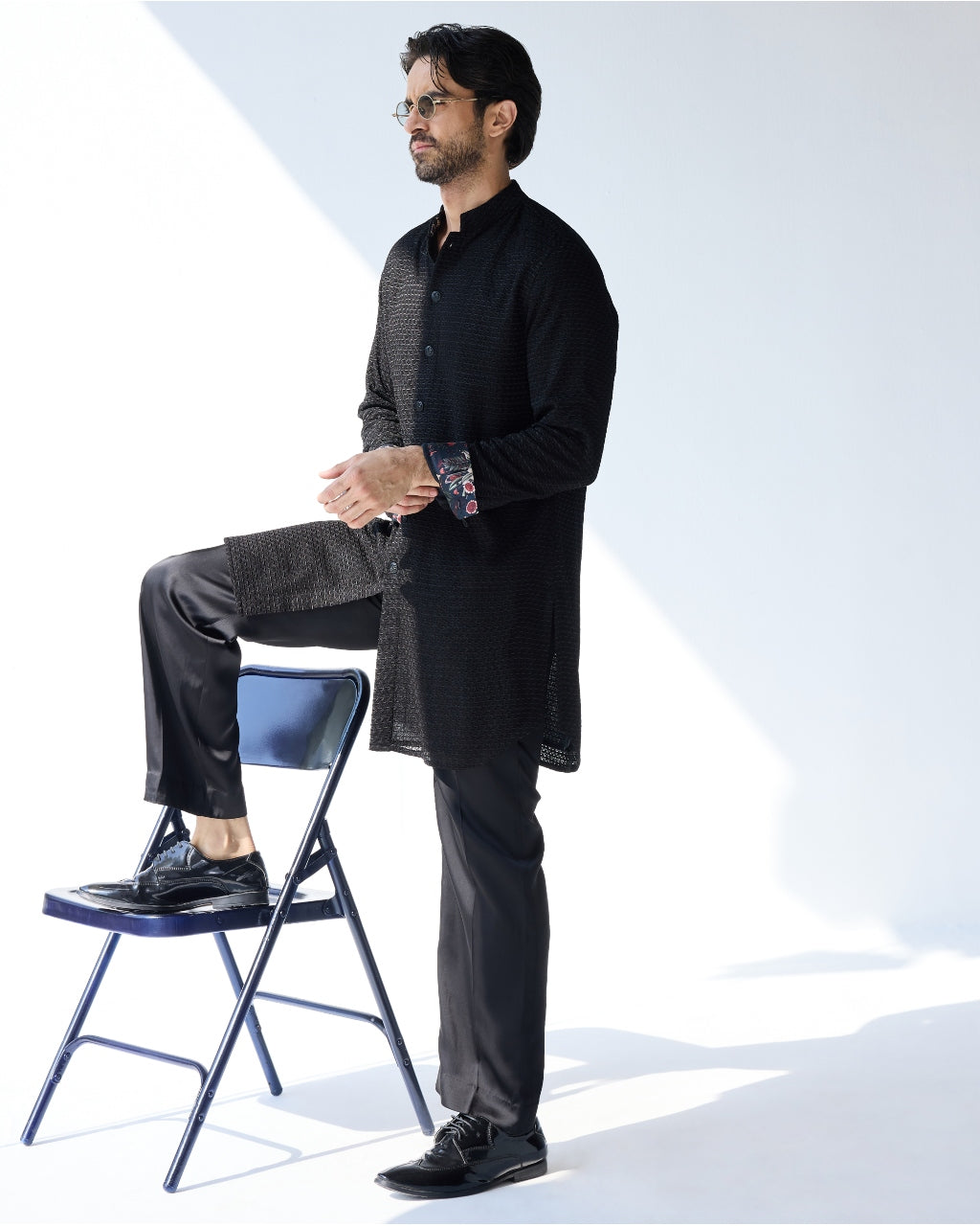 Black FOE Kurta Set